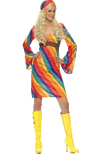 Rainbow Hippie Costume