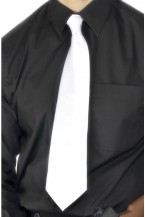Deluxe White 1920s Gangster Tie