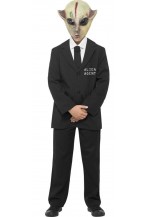 Boys Alien Agent Halloween Costume