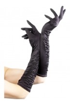 Long Black Temptress Gloves 