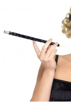Black Sequinned Cigarette Holder