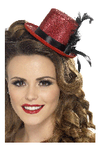 Red Mini Top Hat 