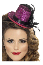 Pink Mini Top Hat 