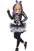 Pufple Skelly Cat Costume