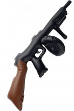 Inflatable Tommy Gun Black