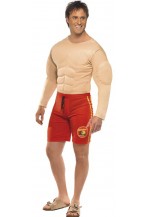 Muscle Chest Baywatch Costume
