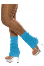 Ladies Neon Blue Legwarmers