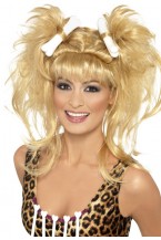 Crazy Cavegirl Bunches Wig