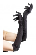 Ladies Long Black Gloves