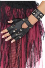 Adult Black Punk Wristband