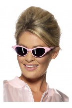 50's Pink Rock And Roll Glasses