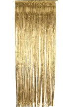 Shimmer Gold Curtain Smiffys