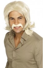 70`s Guy Wig Blonde Bee Gee Fancy Dress