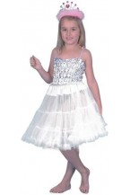 Layered Net White Underslip Smiffys