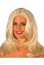 Superstar Wig Platinum Fancy Dress Smiffys
