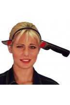 Plastic Knife Through Head Smiffys