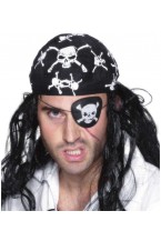 Eye Patch Pirate Skull and Crossbones Smiffys