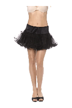 Tulle Black Petti Coat