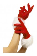 Short Santa Gloves