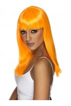 Neon Orange Glamourama Wig