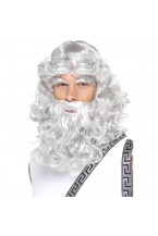Zeus Greek God Fancy Dress Wig