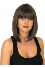 Brown Straight Fancy Dress Wig