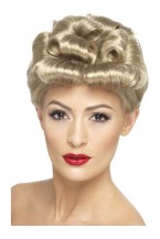 Ladies 1940s Fancy Dress Wig