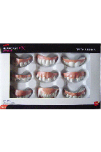Box of 9 Assorted Teeth and Fangs Smiffys