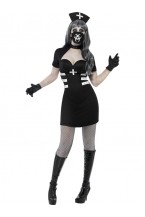 Ladies Halloween Nurse Fancy Dress Costume