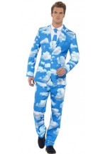 Mens Sky High Stand Out Fancy Dress Suit