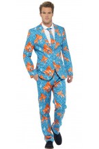 Mens Stand Out Goldfish Fancy Dress Suit
