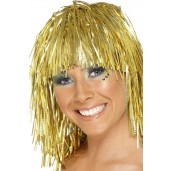 Gold Tinsel Wig