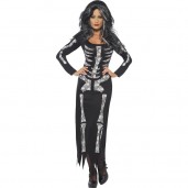 Ladies Skeleton Halloween Costume