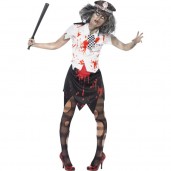 Zombie Policewoman Halloween Costume