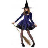 Teen Stripe Dark Fairy Halloween Costume