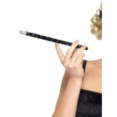 Black Sequinned Cigarette Holder