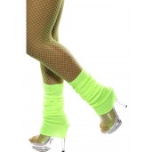 Ladies Neon Green Legwarmers