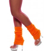 Ladies Neon Orange Legwarmers