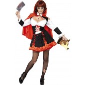 Gothic Red Riding Hood Halloween Costume