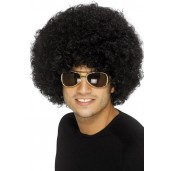 70s Funky Afro Wig Black
