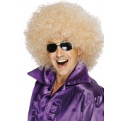 70s Mega Huge Afro Wig Blonde