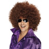70s Mega Huge Afro Wig Brown