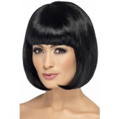 Partyrama Wig Black Fringe 