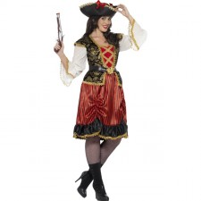 Plus Size Curves Pirate Lady Costume