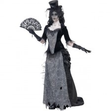 Ladies Ghost Town Black Widow Costume