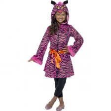 Girls Zebra Sass Halloween Fancy Dress Costume
