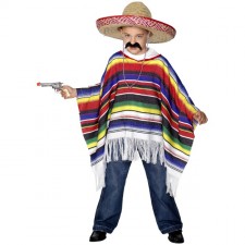 Childs Poncho Fancy Dress 