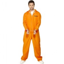 Escaped Prisoner Costume, Orange
