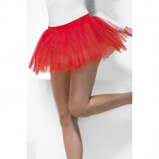 Adult Red Tutu Underskirt Fancy Dress Accessory