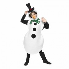 Smiffy's Child Snowman Costume - Size Medium (age 7-9 years)